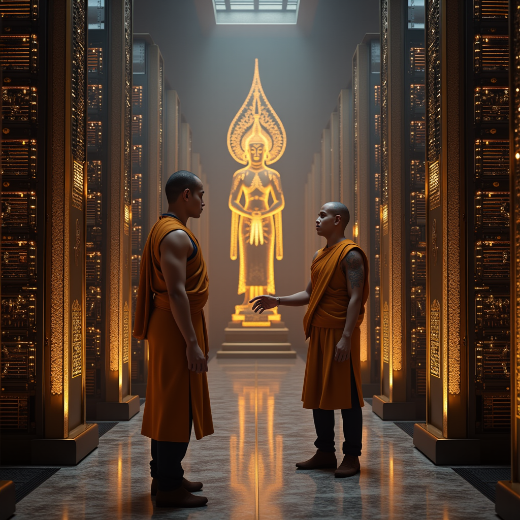 Scene 12: Inside the Tech Temple