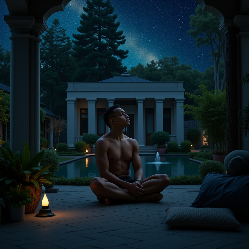 Scene 31: Quiet Garden Night