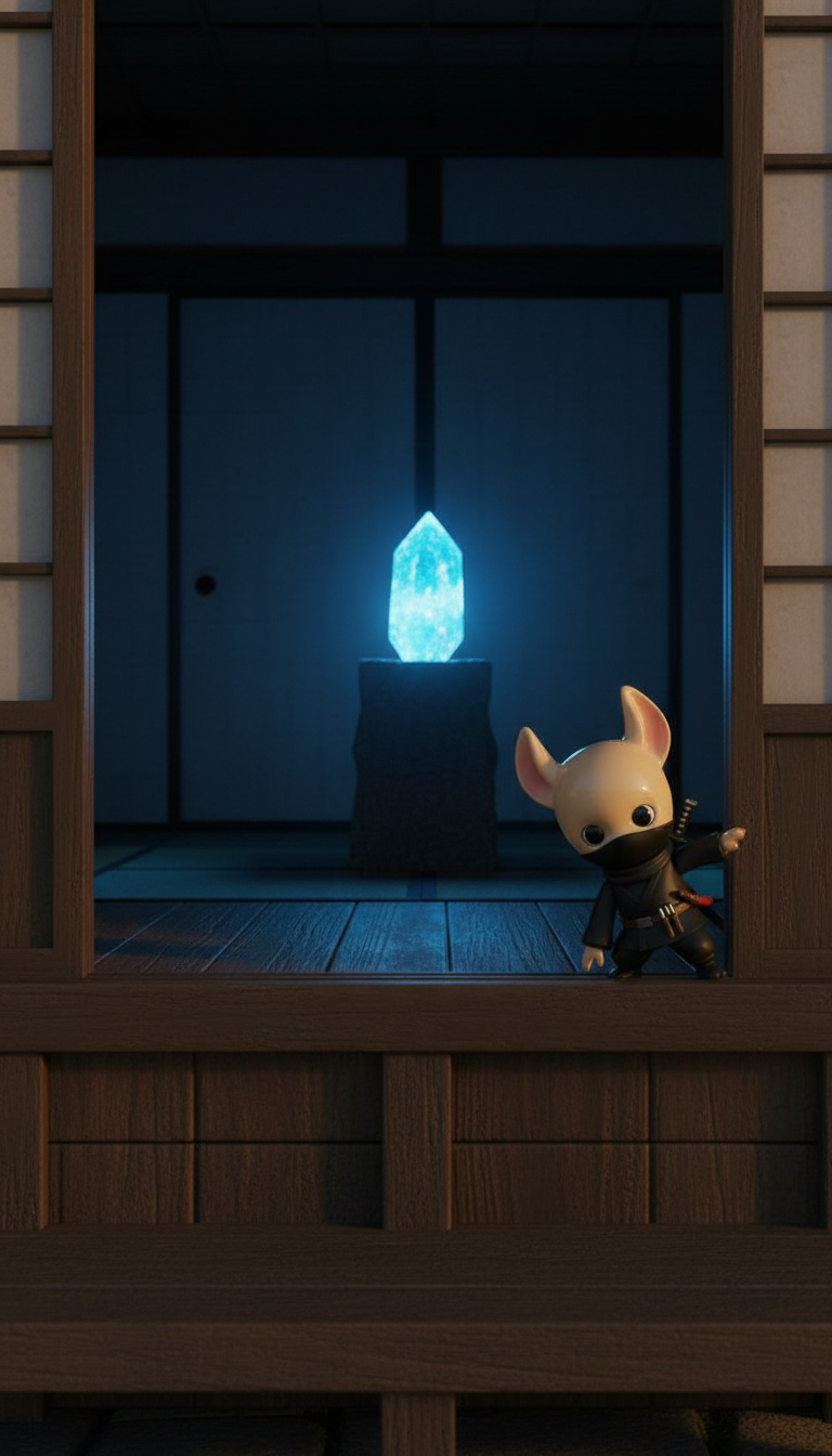 Scene 9: Crystal discovery