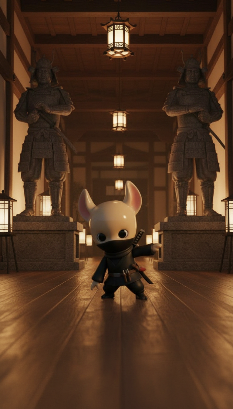 Scene 11: Guardian hallway