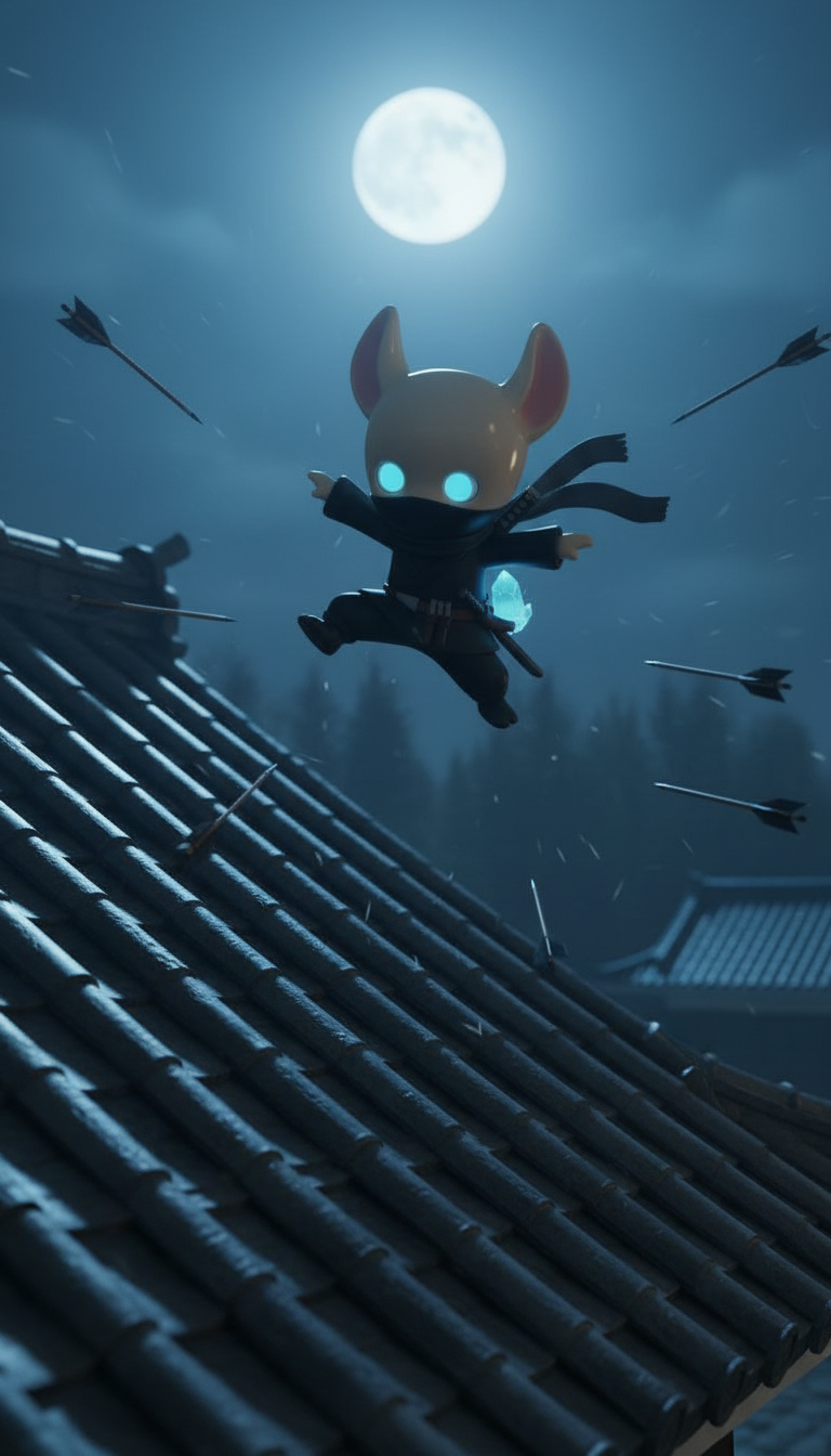 Scene 16: Rooftop parkour