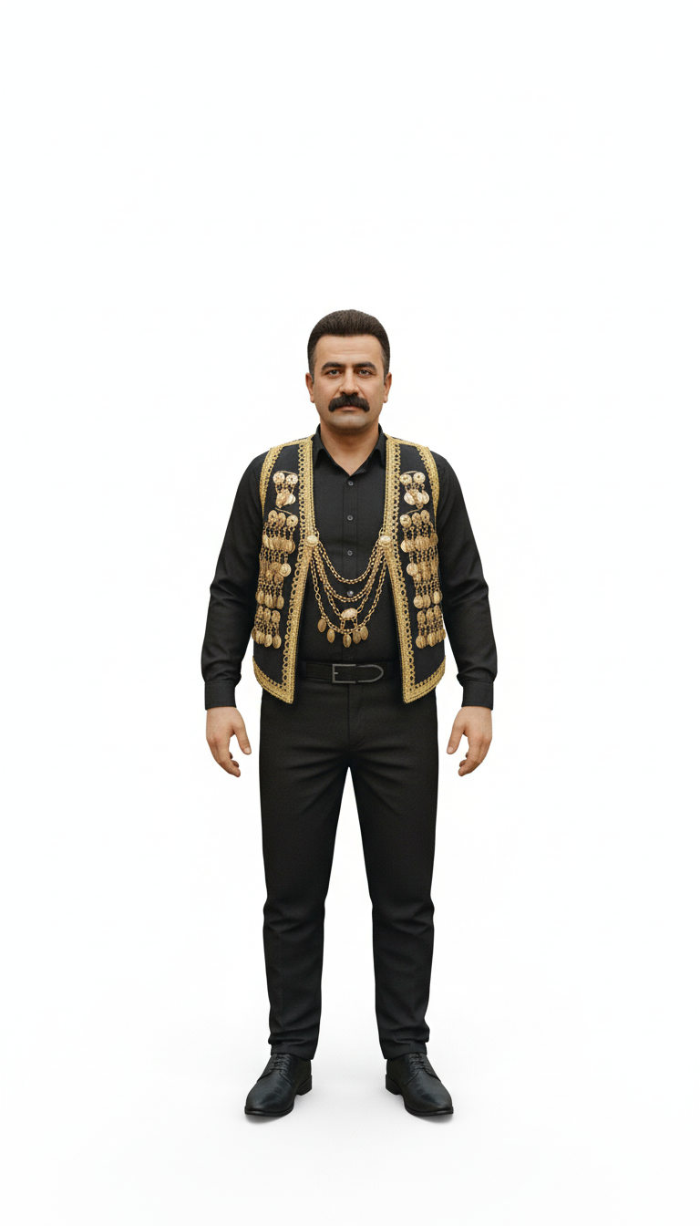 Character 1 - 3D render front