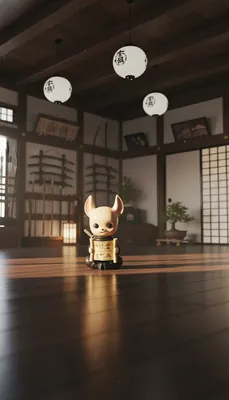 KOZU in feudal castle training dojo