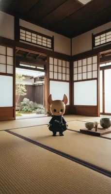 KOZU in traditional Japanese tea ceremony room