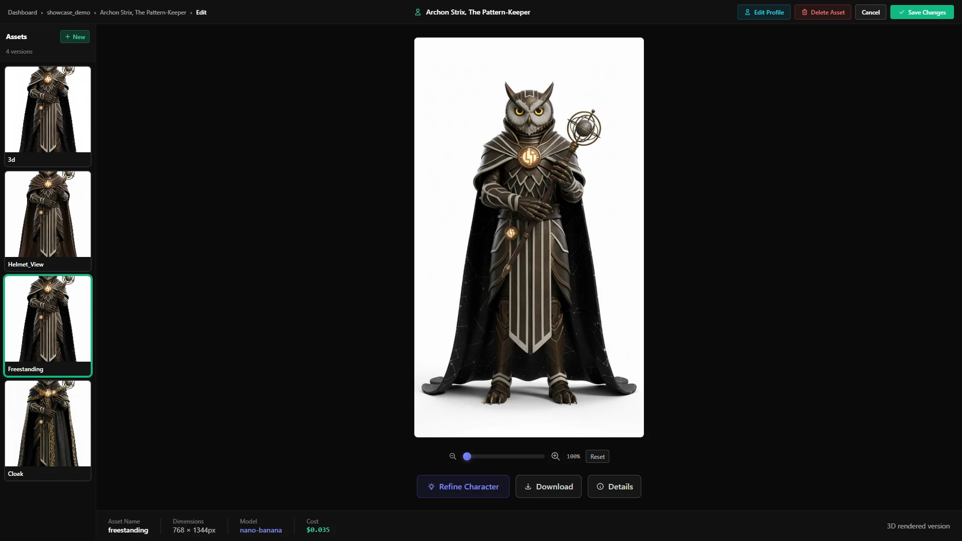 Character Management