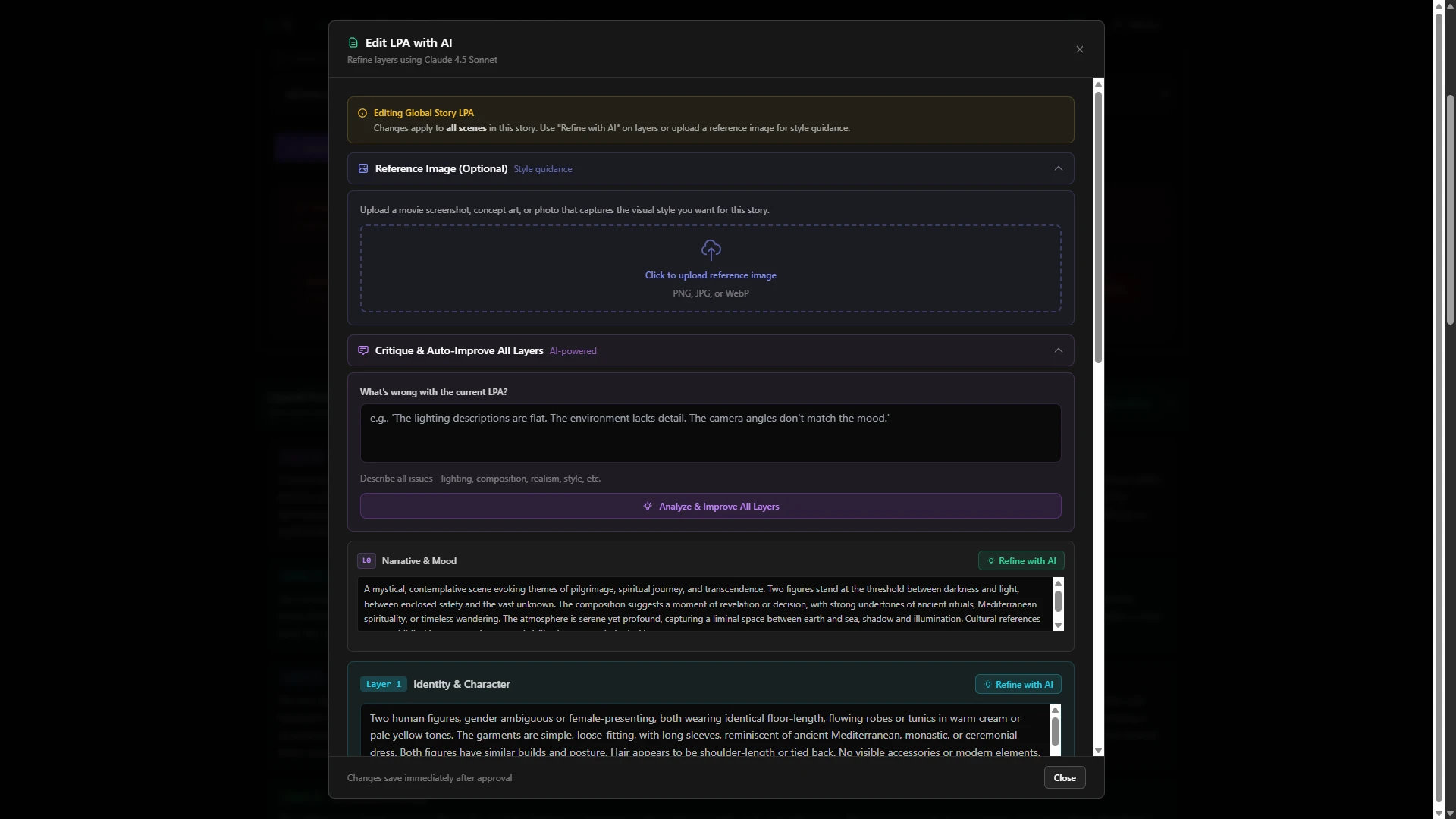 Scene Editor - Upper Layers