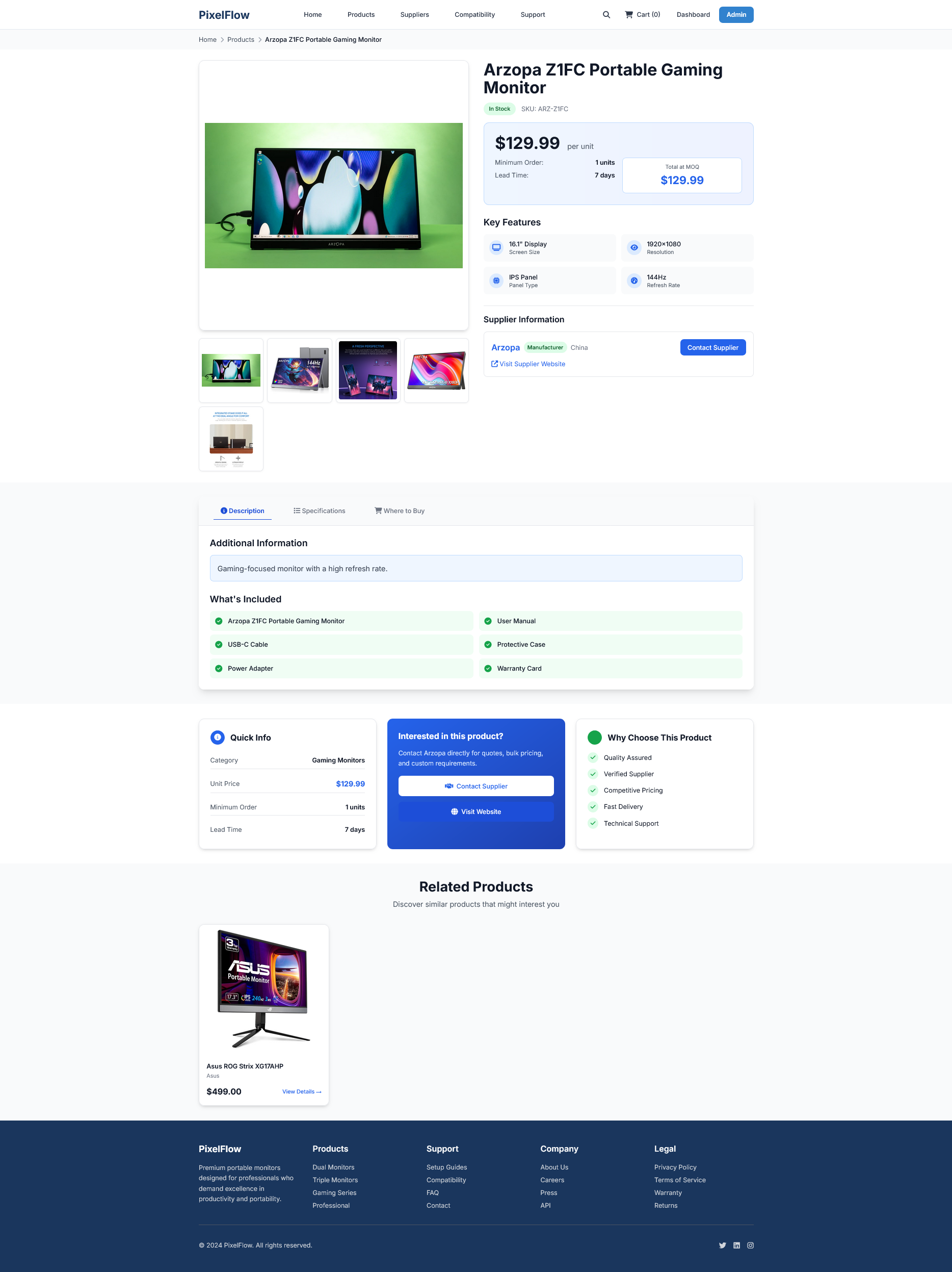 Product Page