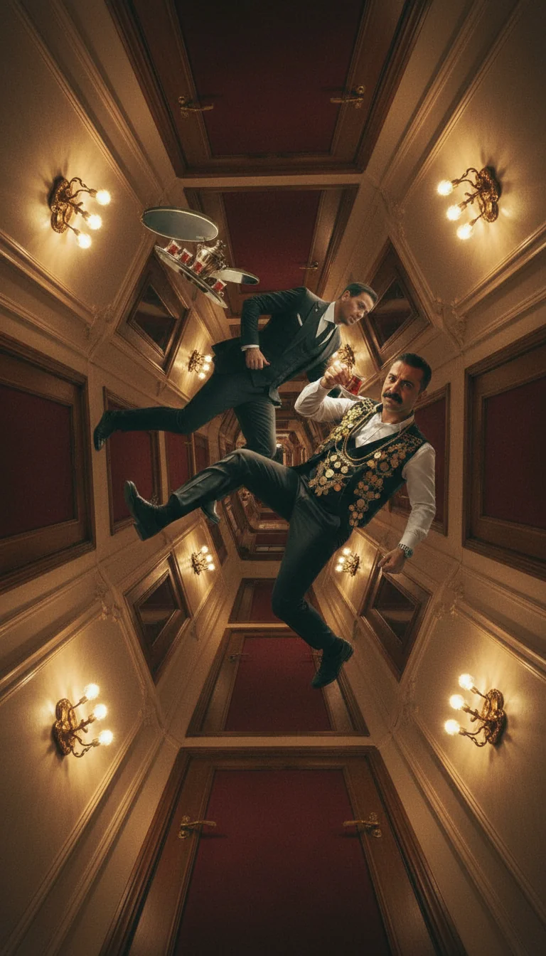 Hotel Corridor Confrontation - Variation 1