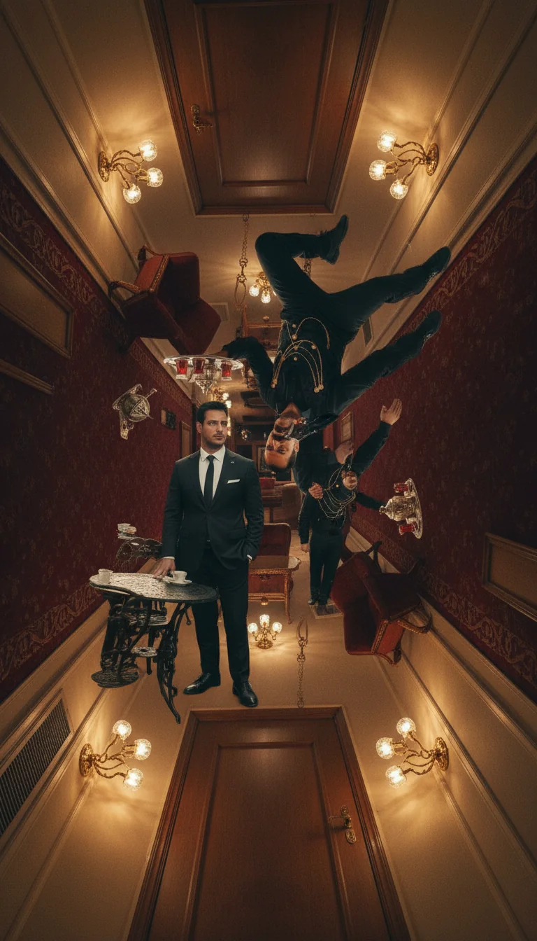 Hotel Corridor Confrontation - Variation 10