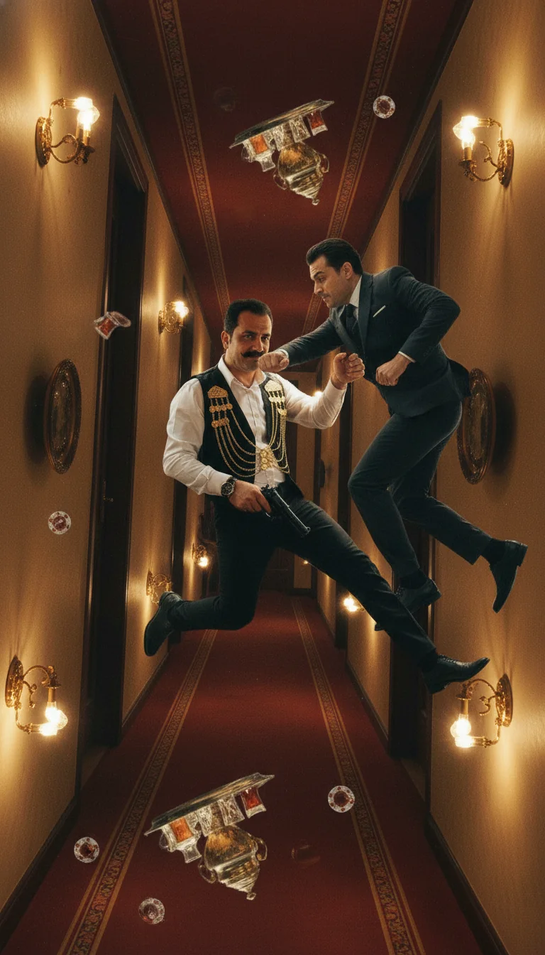 Hotel Corridor Confrontation - Variation 3