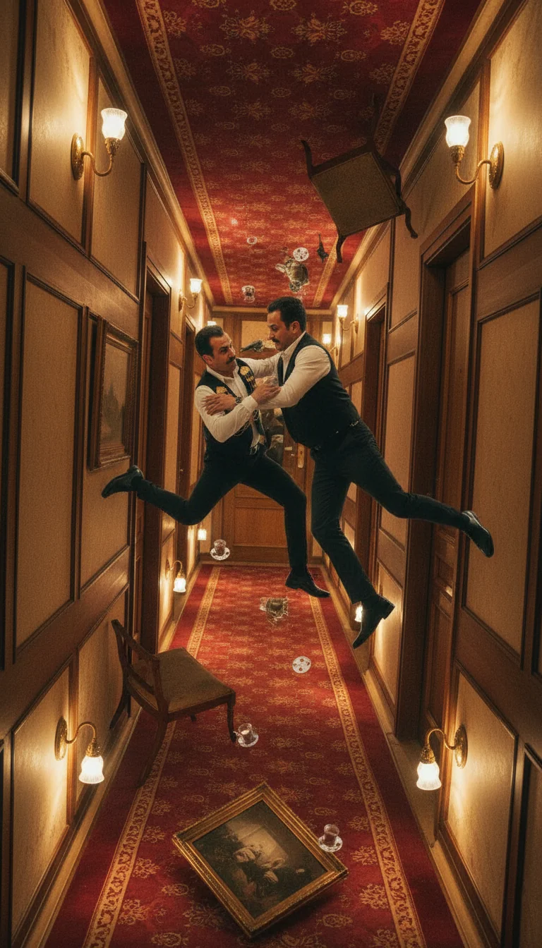 Hotel Corridor Confrontation - Variation 5