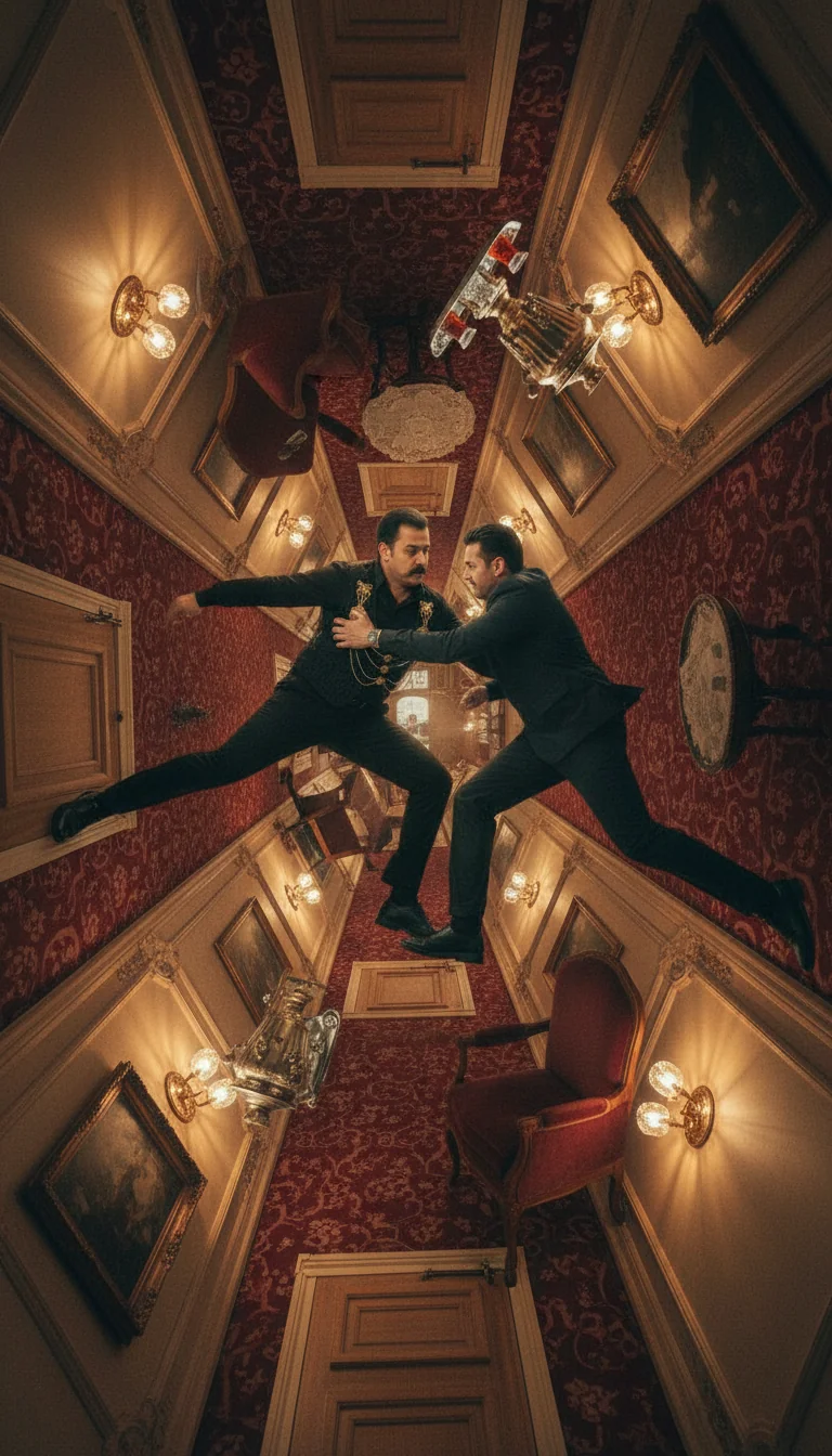 Hotel Corridor Confrontation - Variation 8